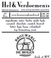 Molen Hel & Verdoemenis etiket